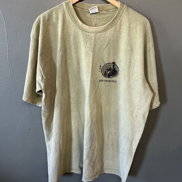 Crazy Shirts Billfish Hawaii Mens T Shirt Heavy XL “Old Fishermen Never Die” - Picture 1 of 4